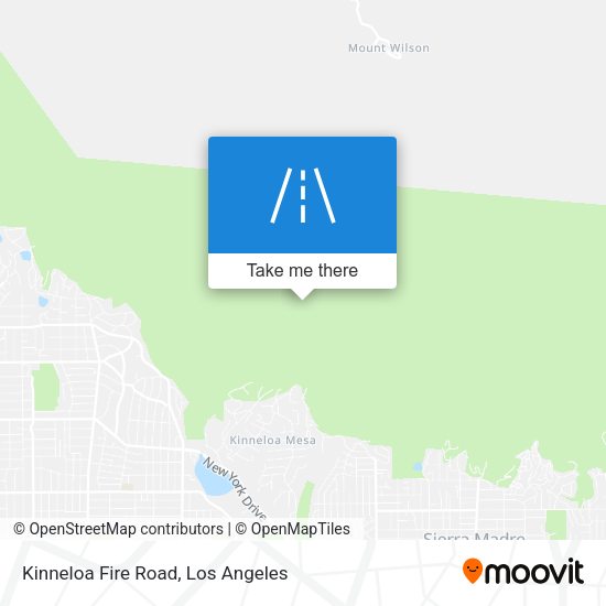 Mapa de Kinneloa Fire Road