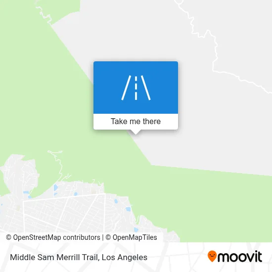 Middle Sam Merrill Trail map