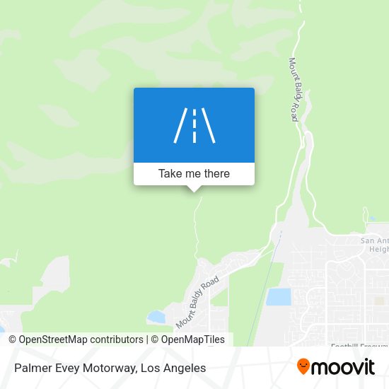 Palmer Evey Motorway map