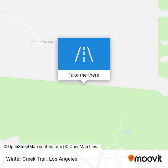 Winter Creek Trail map