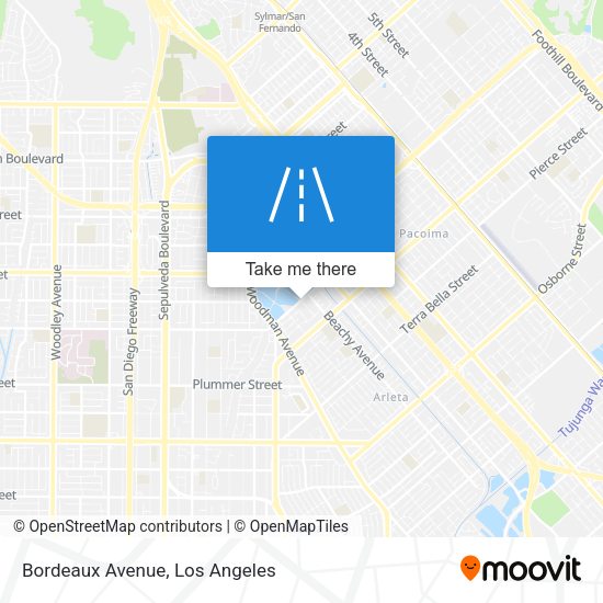 Bordeaux Avenue map