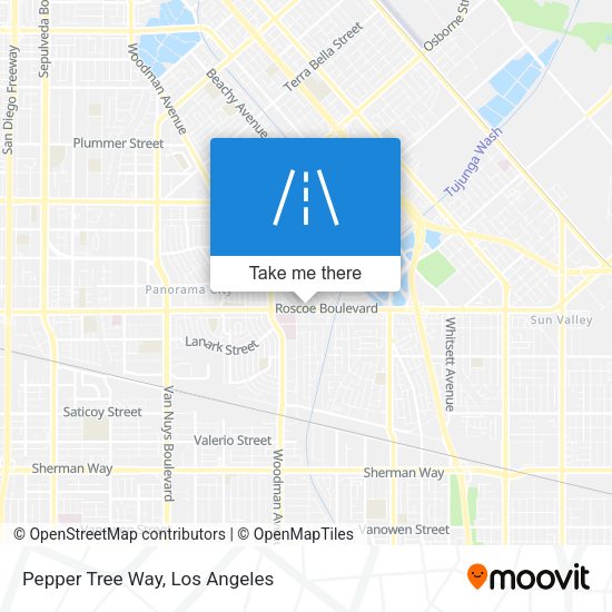 Mapa de Pepper Tree Way
