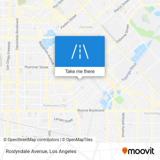 Roslyndale Avenue map