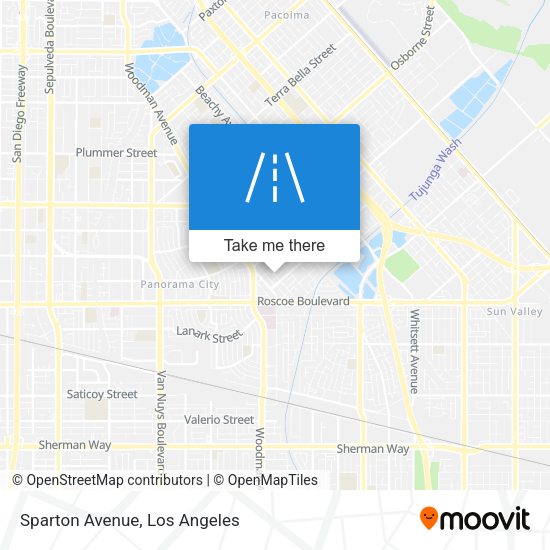 Sparton Avenue map
