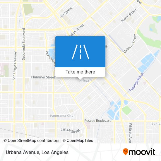 Mapa de Urbana Avenue