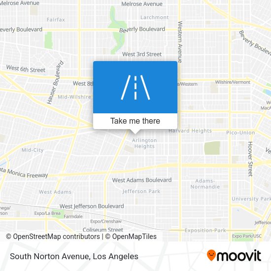 Mapa de South Norton Avenue
