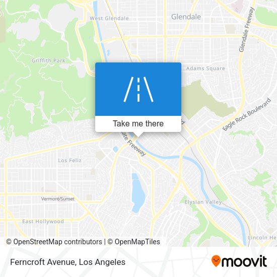 Ferncroft Avenue map