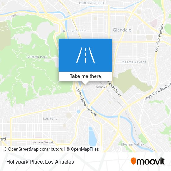 Hollypark Place map