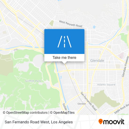 Mapa de San Fernando Road West
