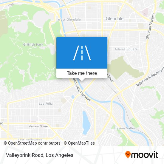 Mapa de Valleybrink Road