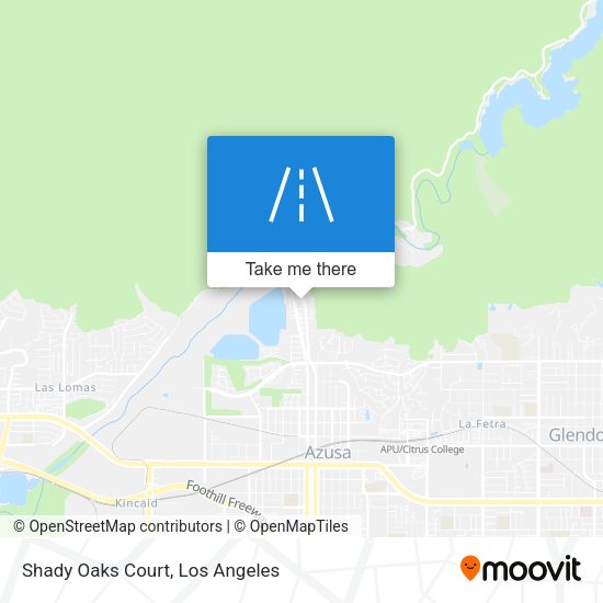 Shady Oaks Court map
