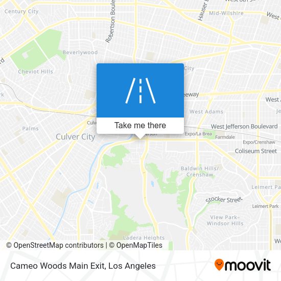 Mapa de Cameo Woods Main Exit