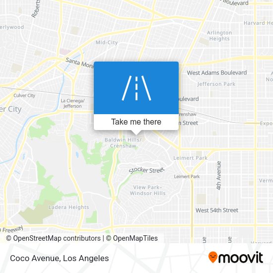 Mapa de Coco Avenue