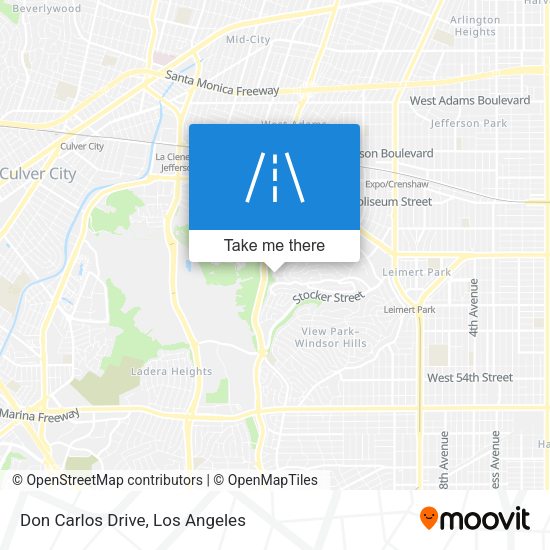 Don Carlos Drive map