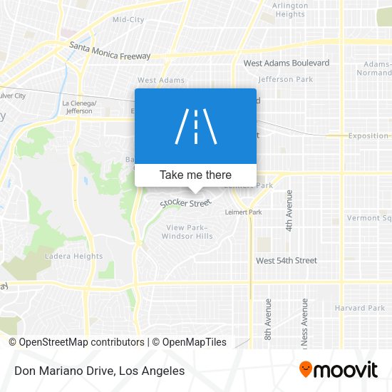 Mapa de Don Mariano Drive