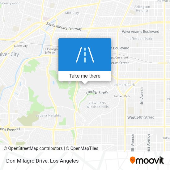 Don Milagro Drive map