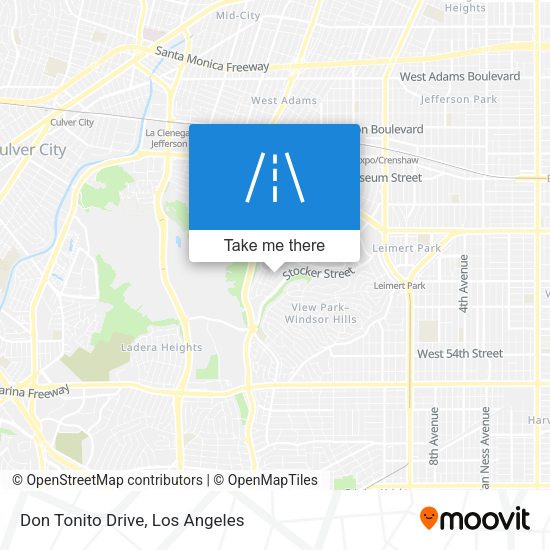 Mapa de Don Tonito Drive