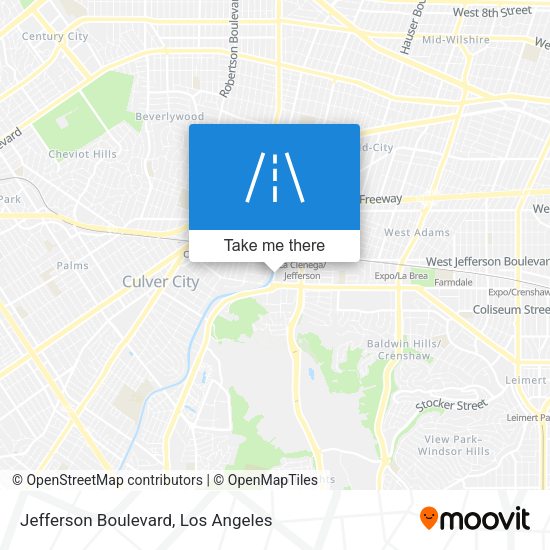 Jefferson Boulevard map