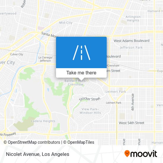 Mapa de Nicolet Avenue