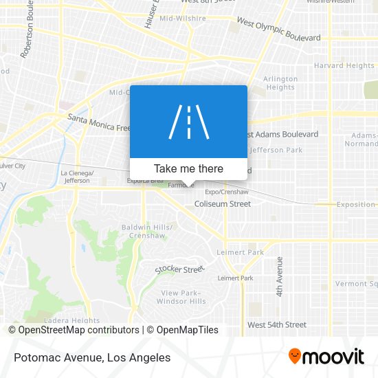 Mapa de Potomac Avenue