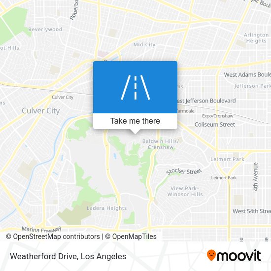 Mapa de Weatherford Drive