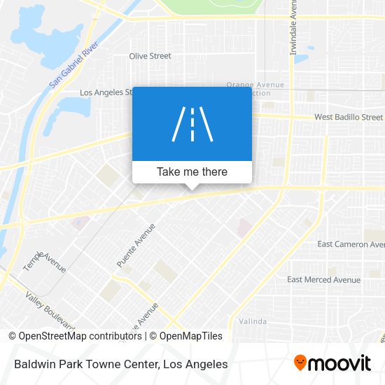 Mapa de Baldwin Park Towne Center
