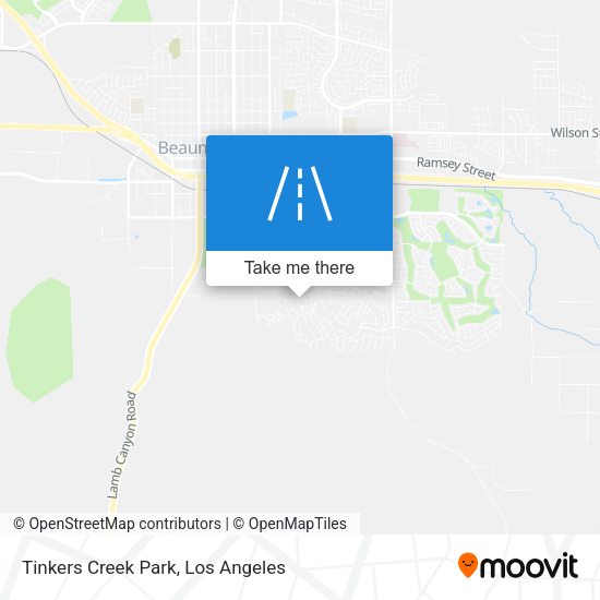 Tinkers Creek Park map