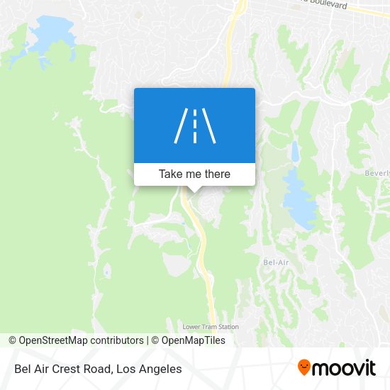 Bel Air Crest Road map