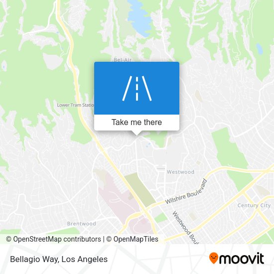 Mapa de Bellagio Way