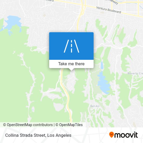 Mapa de Collina Strada Street