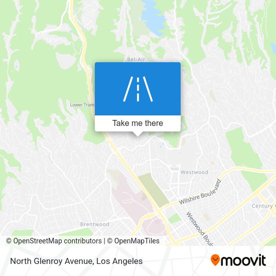 North Glenroy Avenue map
