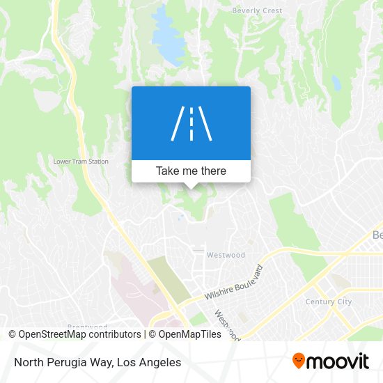North Perugia Way map