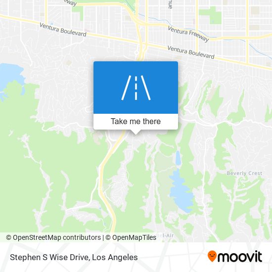 Stephen S Wise Drive map