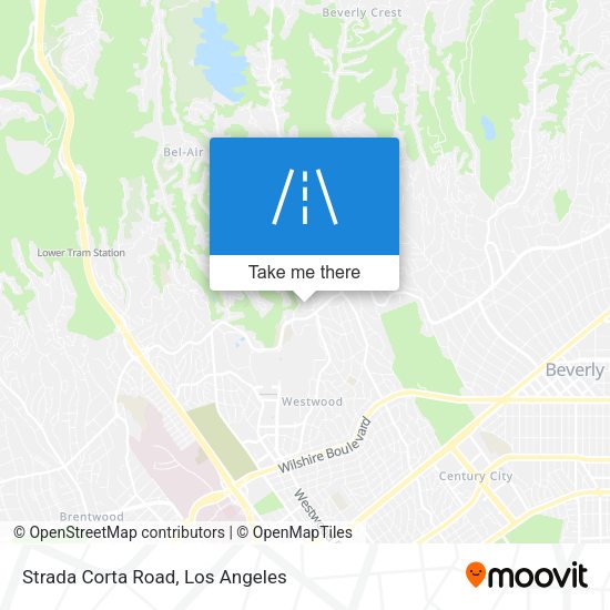 Strada Corta Road map