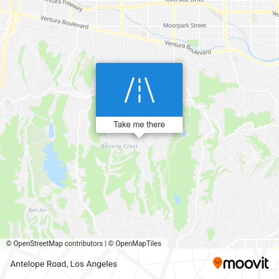 Mapa de Antelope Road