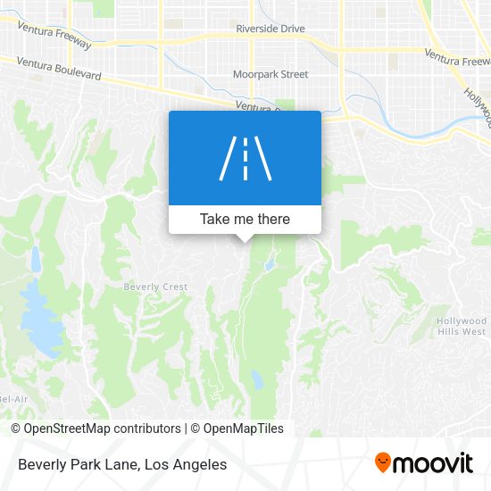Mapa de Beverly Park Lane