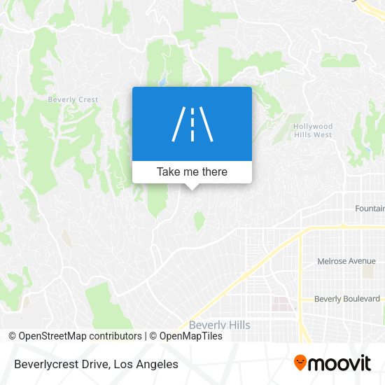 Beverlycrest Drive map