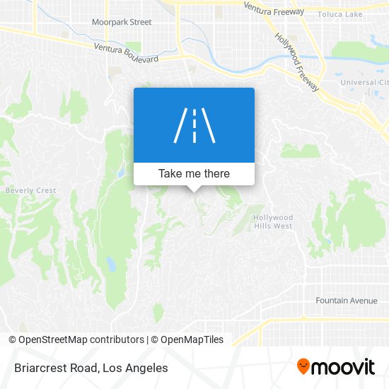 Briarcrest Road map