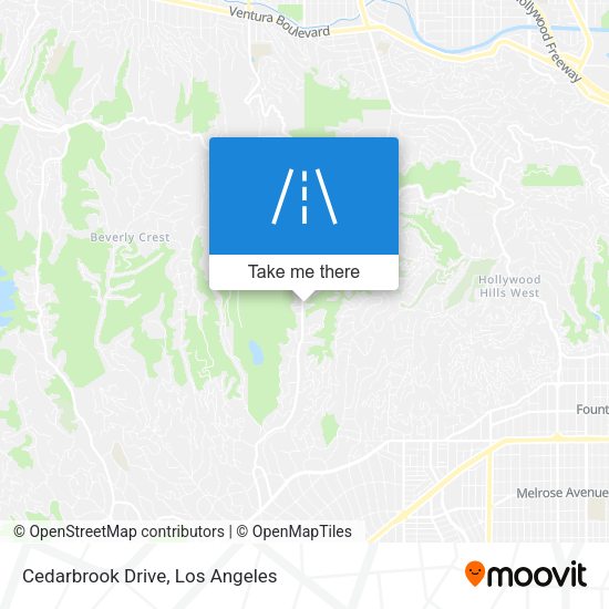Cedarbrook Drive map