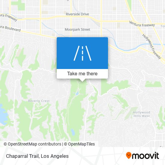 Mapa de Chaparral Trail