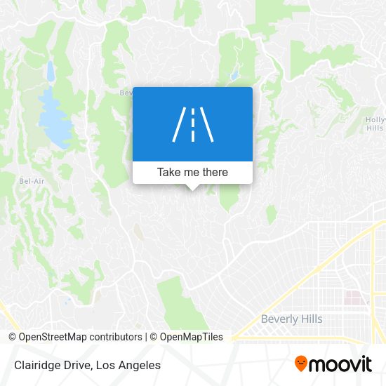Clairidge Drive map
