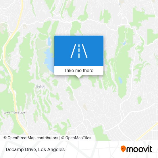 Mapa de Decamp Drive