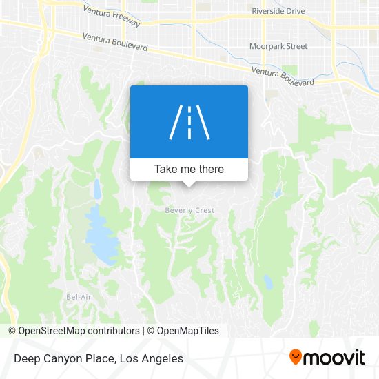 Deep Canyon Place map