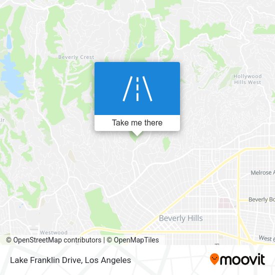 Lake Franklin Drive map