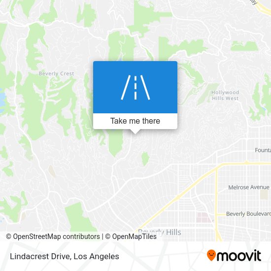 Mapa de Lindacrest Drive