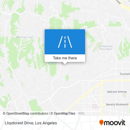 Lloydcrest Drive map