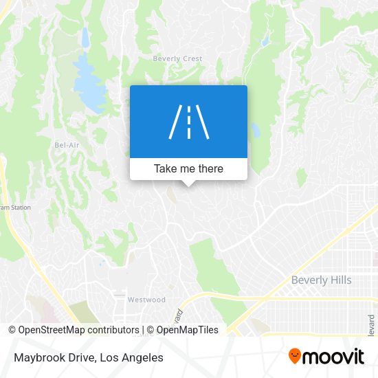Maybrook Drive map