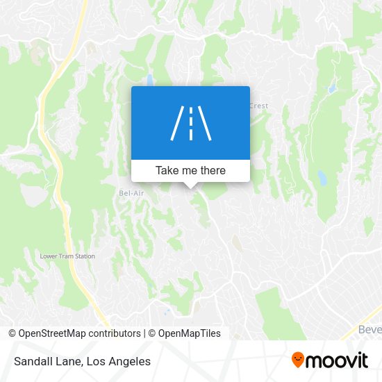 Mapa de Sandall Lane