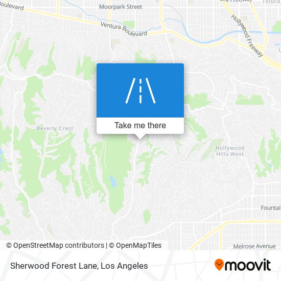 Mapa de Sherwood Forest Lane