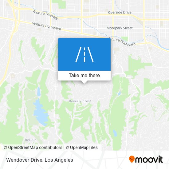 Wendover Drive map